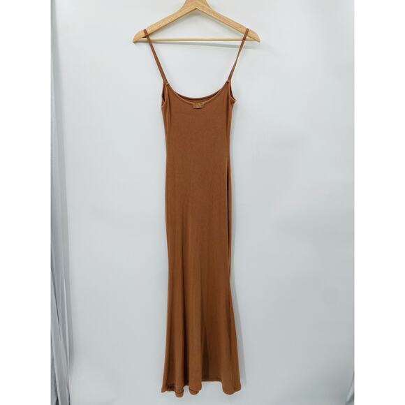 skims soft lounge long slip dress - Picture 6 of 8